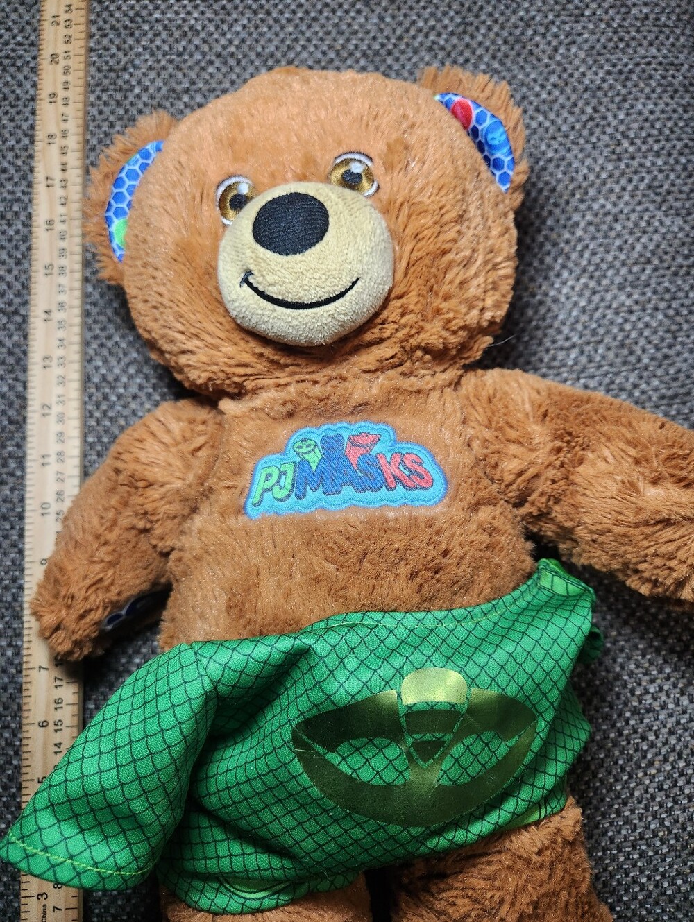 Build a Bear Workshop PJ Masks Green Gekko Costume 16" Plush Stuffed Animal BAB